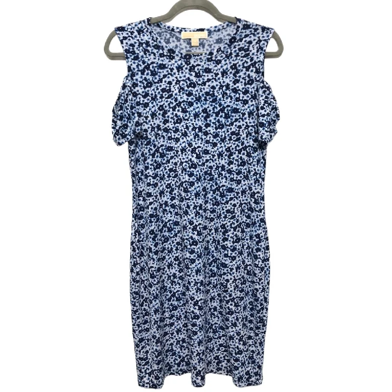 Exclusive Online Offer Blue Dress Casual Short Michael By Michael Kors, Size S
