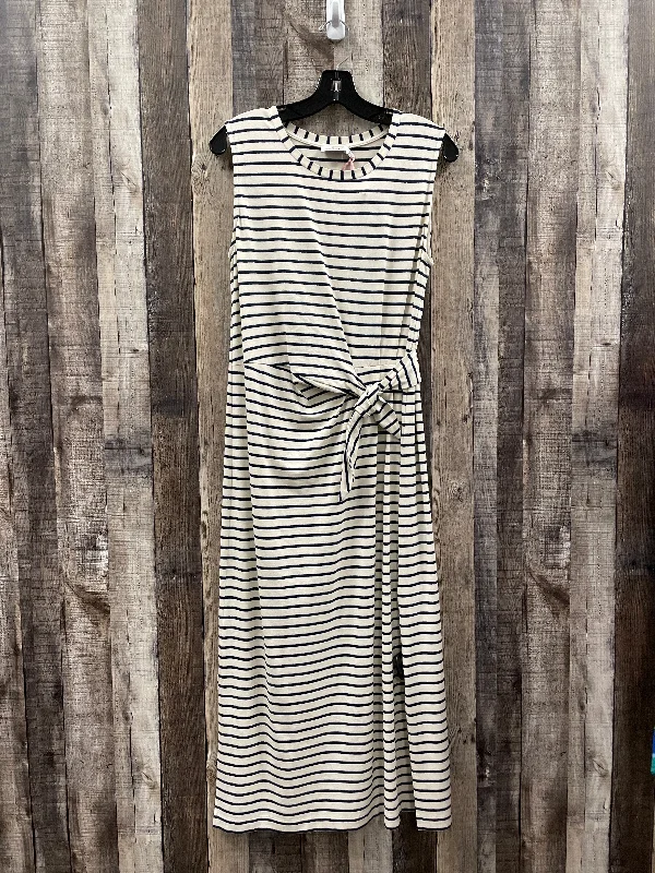 Year-End Clearance Cream Dress Casual Maxi Vineyard Vines, Size L