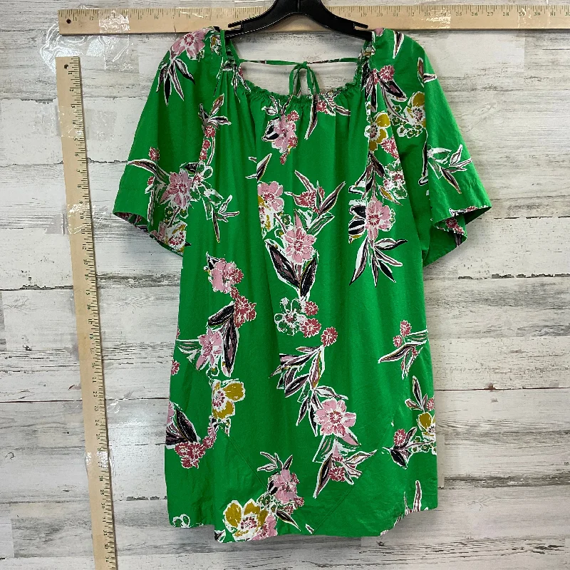 Don't Miss Green Dress Casual Short Free People, Size Xs
