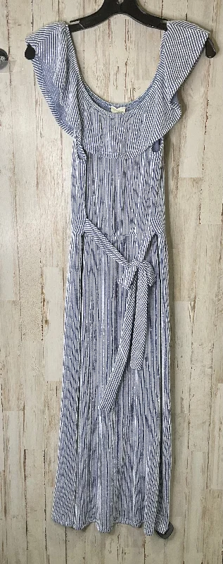 Bargain Blast Blue Dress Casual Maxi Caution To The Wind, Size M