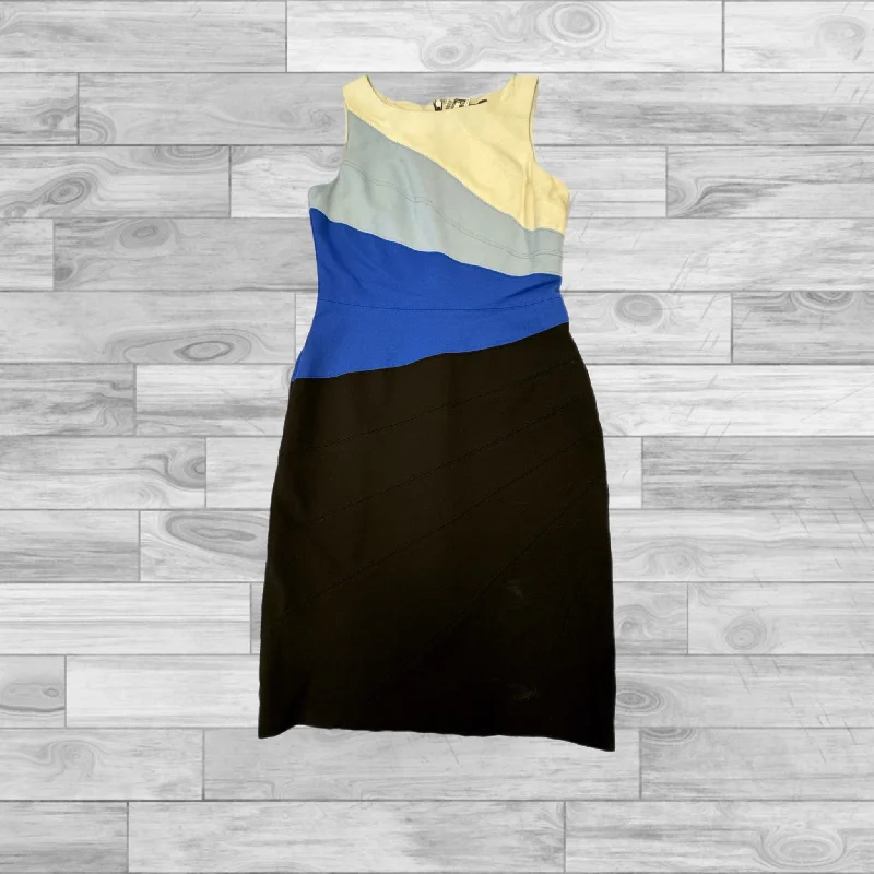 Bargain Prices White Blue Dress Casual Short White House Black Market, Size 4