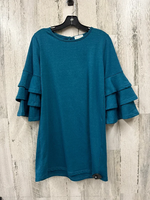 Unmissable Offer Blue Dress Casual Midi Simply Southern, Size S