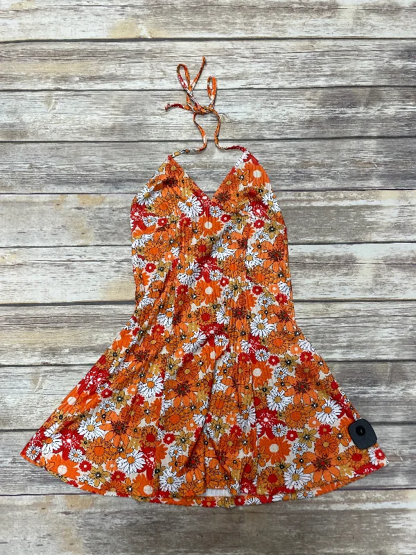 Sale Event Floral Print Dress Casual Short Clothes Mentor, Size M