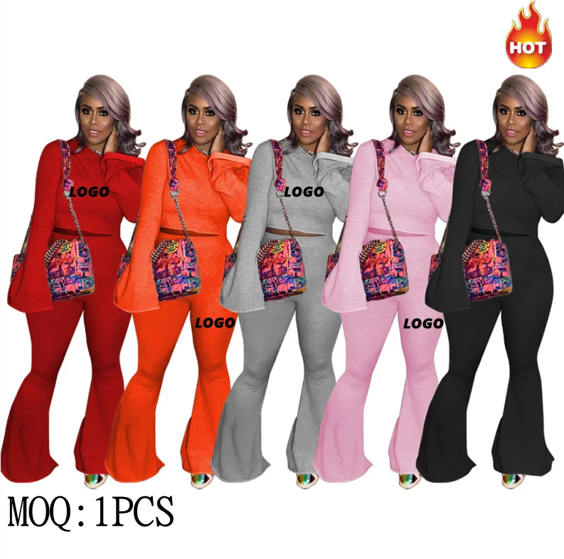 New Markdowns 2022 Women's Clothing Brand design Solid Color Leisure Sports casual Sweater Women's Two Piece Set with women New Markdowns 2022 Women's Clothing Brand design Solid Color Leisure Sports casual Sweater Women's Two Piece Set with women