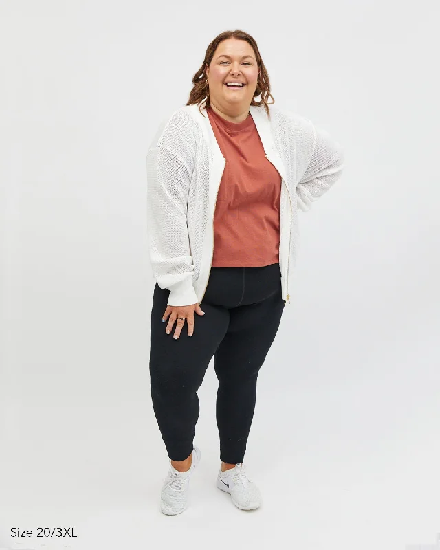 Crazy Deals Amara Mesh Bomber Jacket - Cream