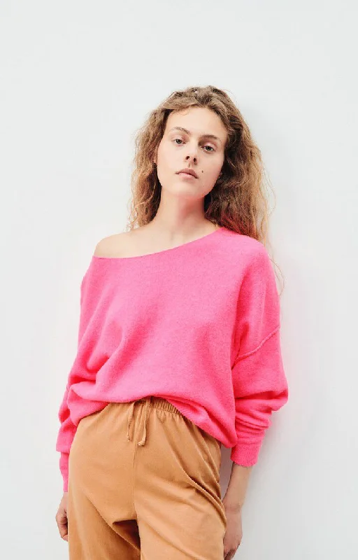 Overstock Sale Pullover Dam225 Rose-Fluo