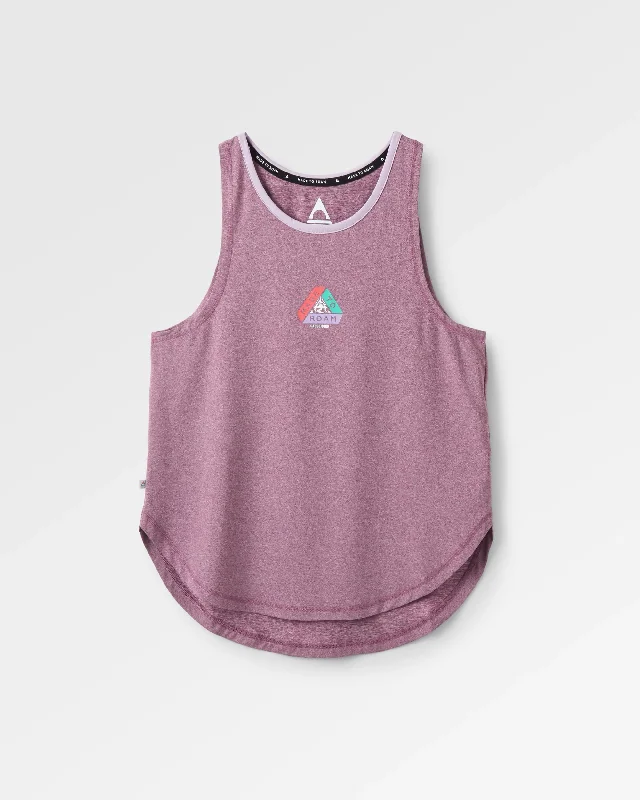 Members Only Breezy Recycled Active Vest - Berry Marl