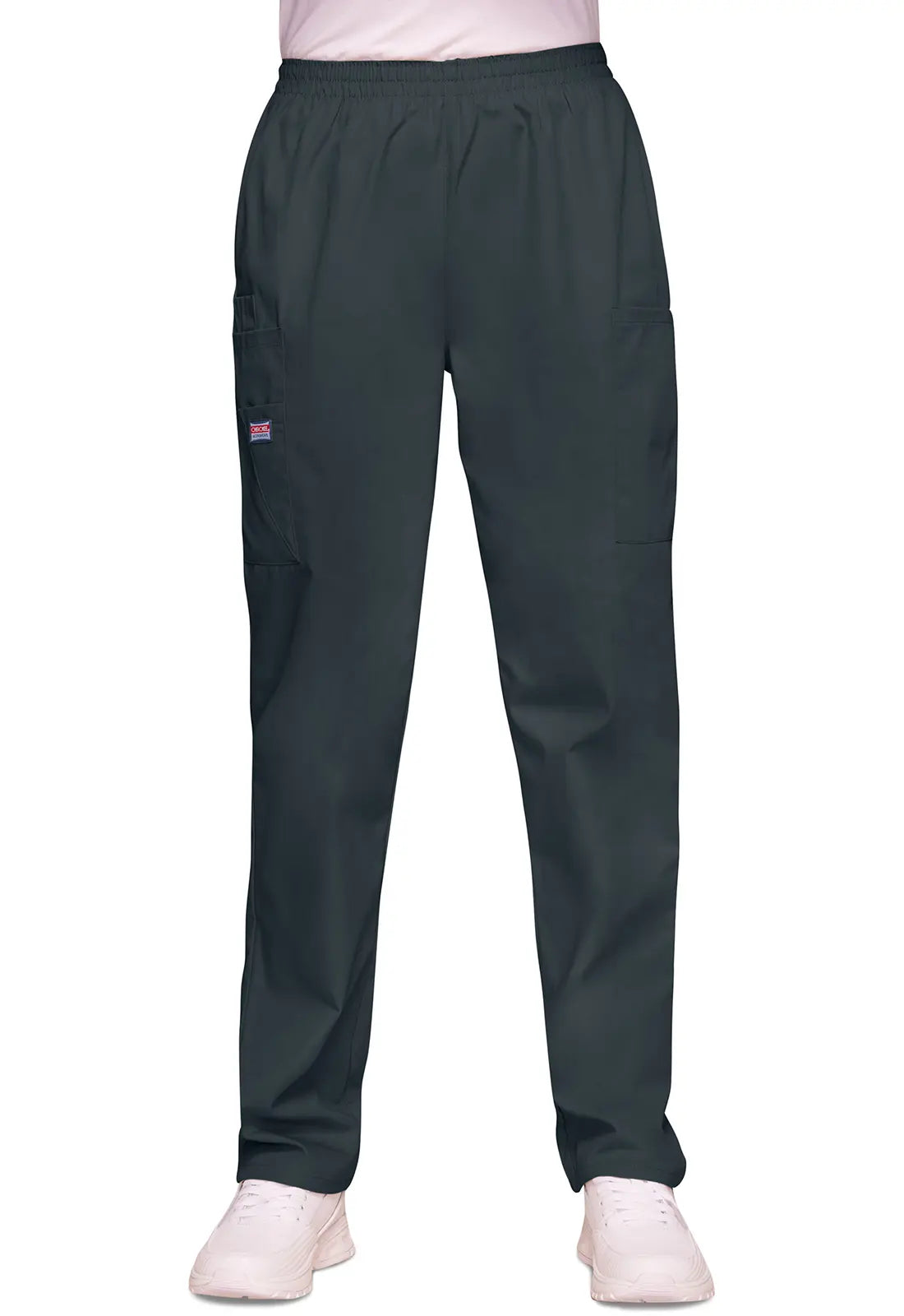Act Fast Cherokee Women's Pull-on Cargo Pant - Pewter