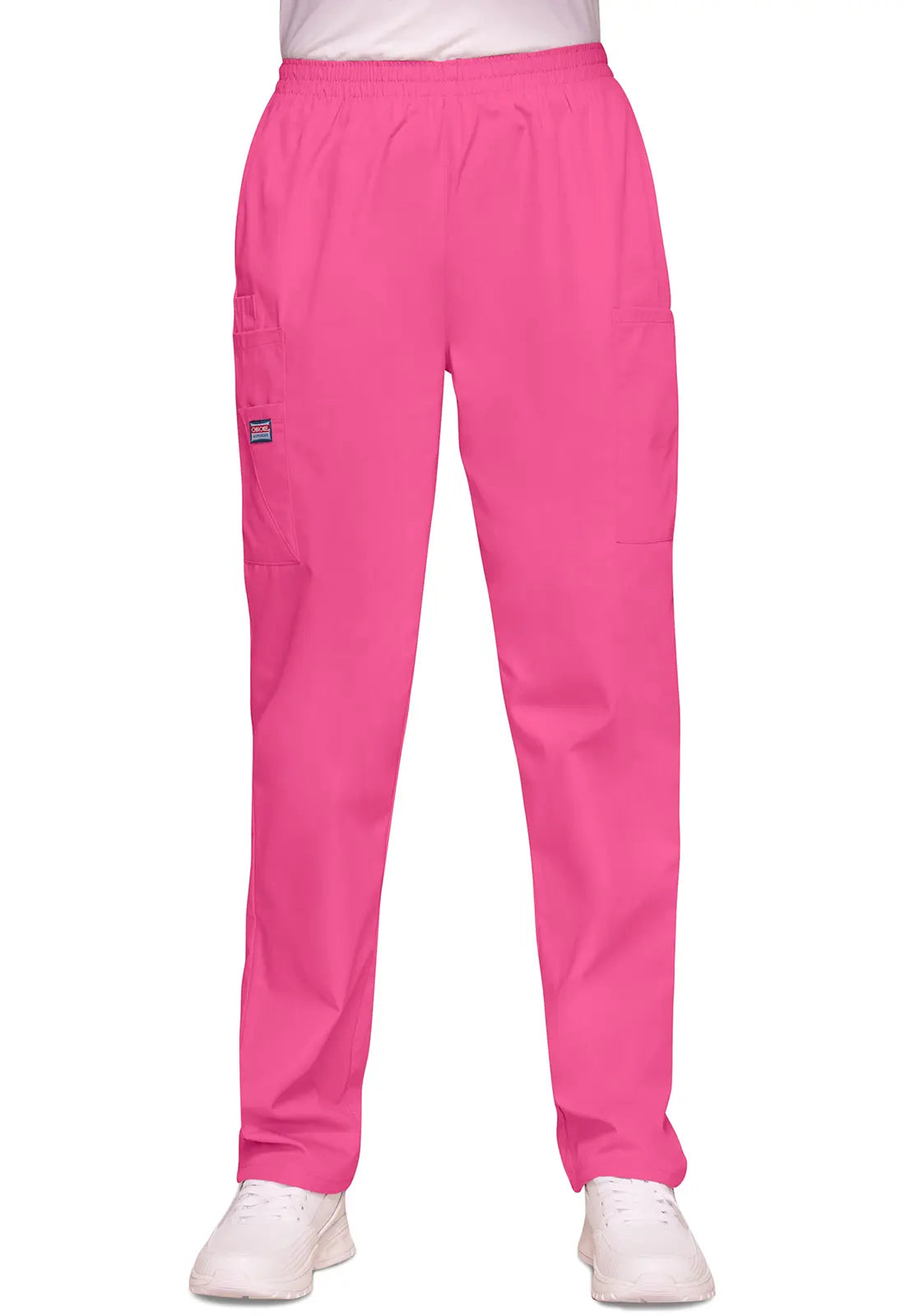Bonus Savings Cherokee Women's Pull-on Cargo Pant - Shocking Pink