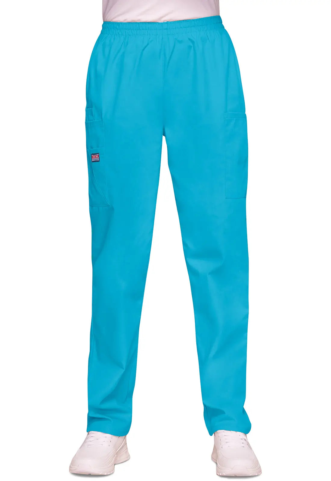 Closeout Cherokee Women's Pull-on Cargo Pant - Turquoise