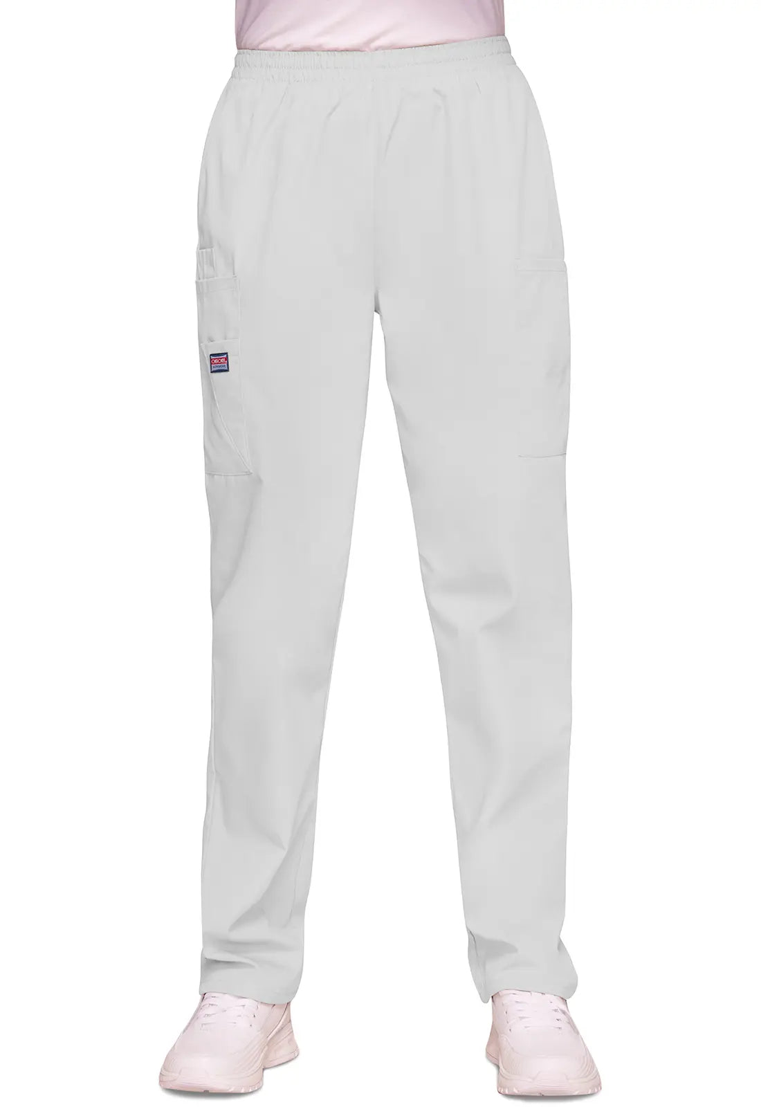 Crazy Deals Cherokee Women's Pull-on Cargo Pant - White