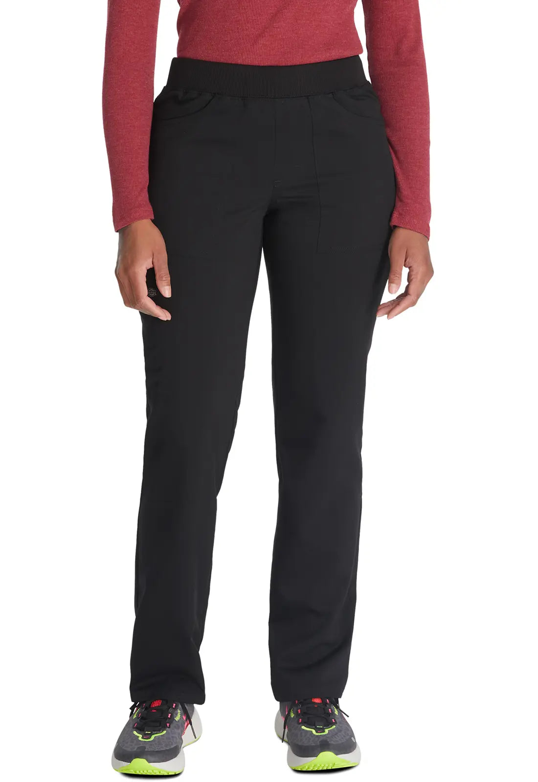 Time-Limited Offer Dickies Balance Mid Rise Tapered Leg Pull-on Pant - Black