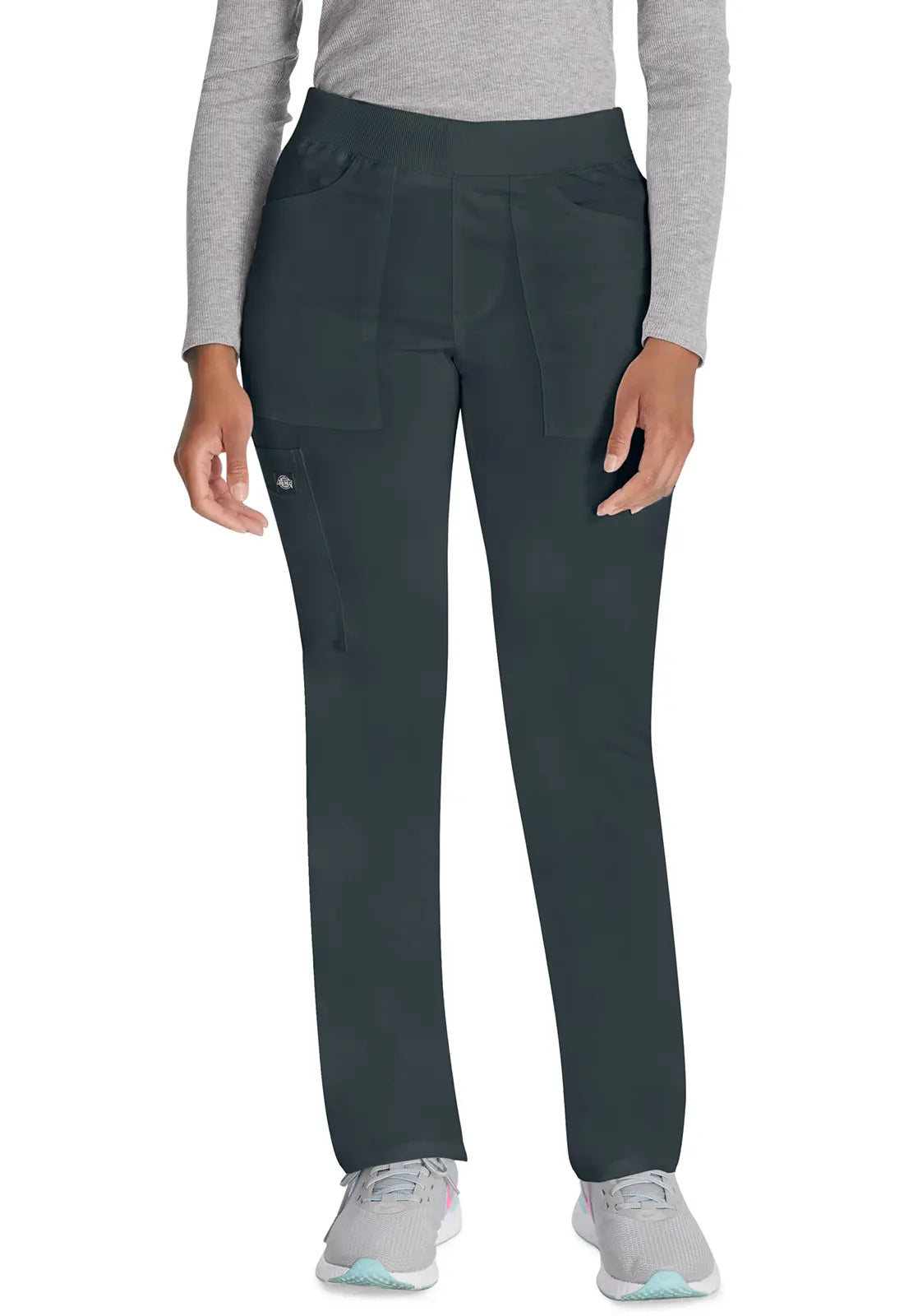 Value Deals Dickies Balance Mid Rise Tapered Leg Pull-on Pant - Pewter