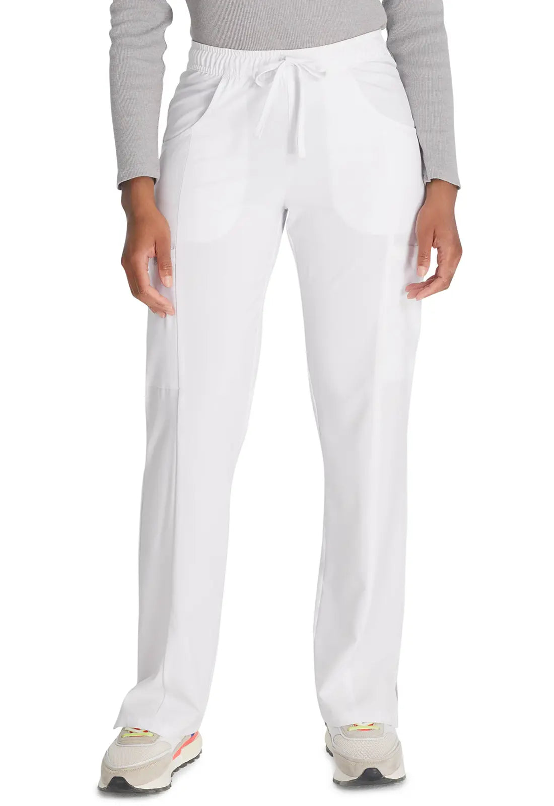 Special Price Dickies Mid Rise Straight Leg Drawstring Pant - White