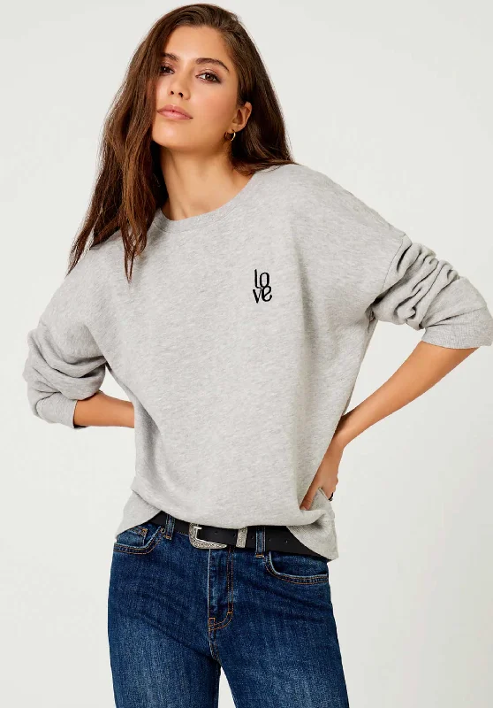 Early Bird Discount Sweatshirt Swh2411 Mottled-Grey