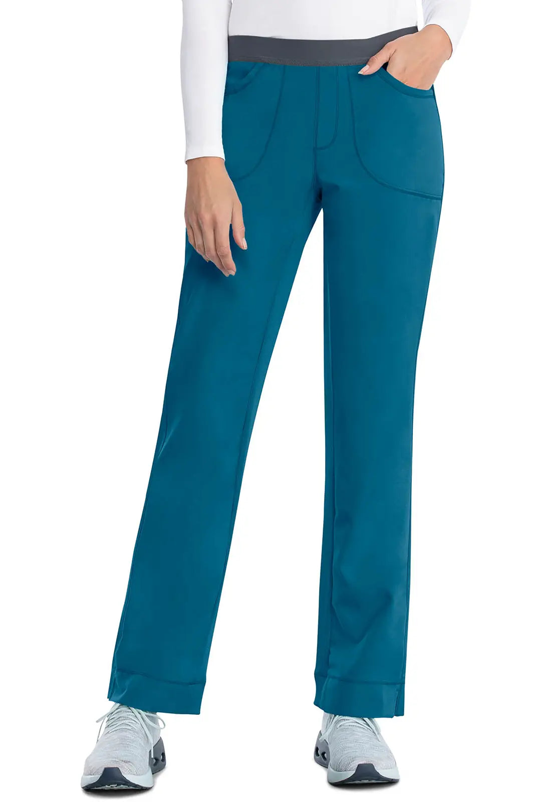 Instant Discount Infinity Women's Slim Pull-On Pant - Caribbean Blue