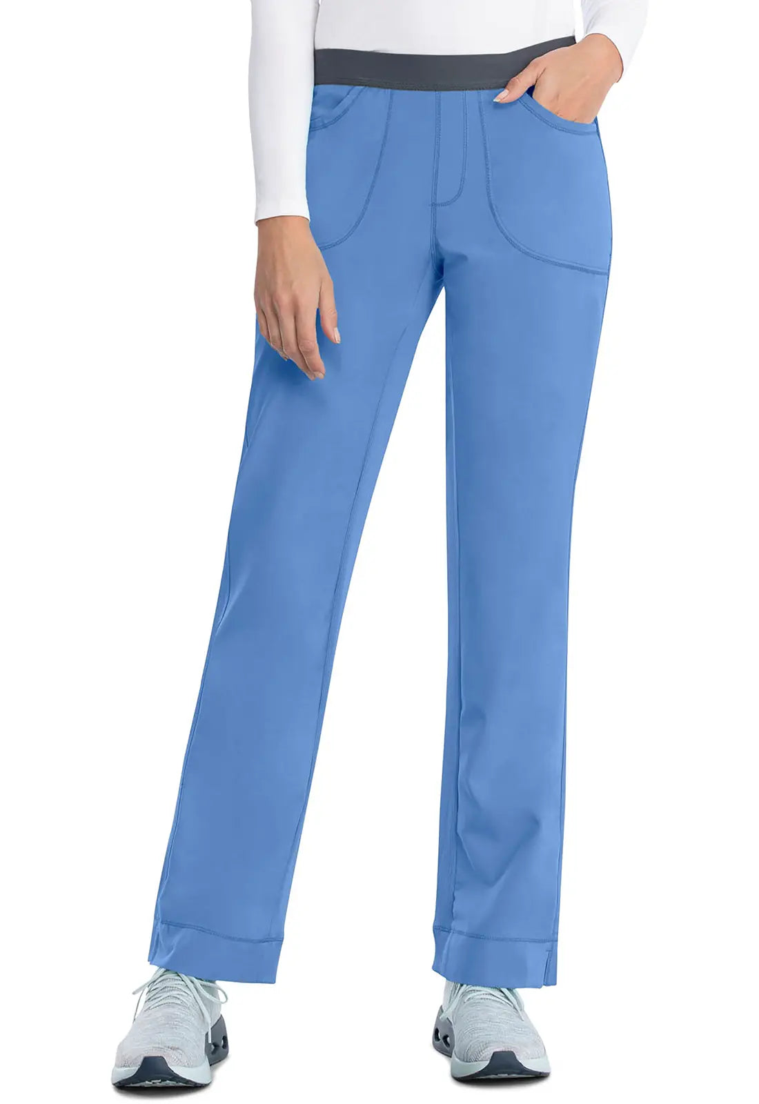 Midnight Madness Infinity Women's Slim Pull-On Pant - Ceil Blue
