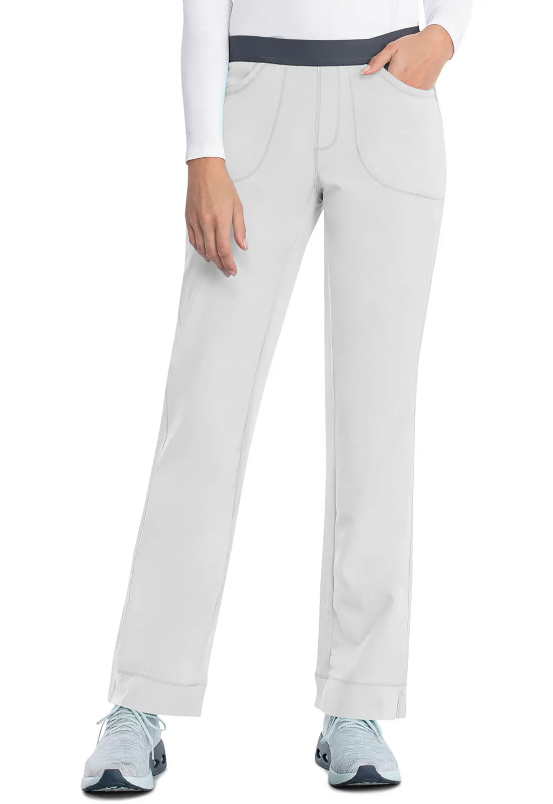 Massive Deals Infinity Women's Slim Pull-On Pant - White