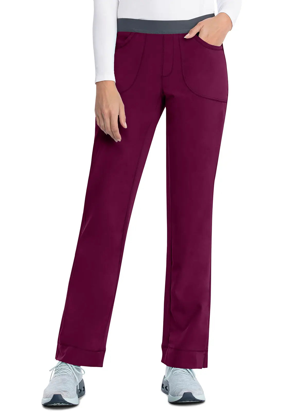 Major Savings Infinity Women's Slim Pull-On Pant - Wine