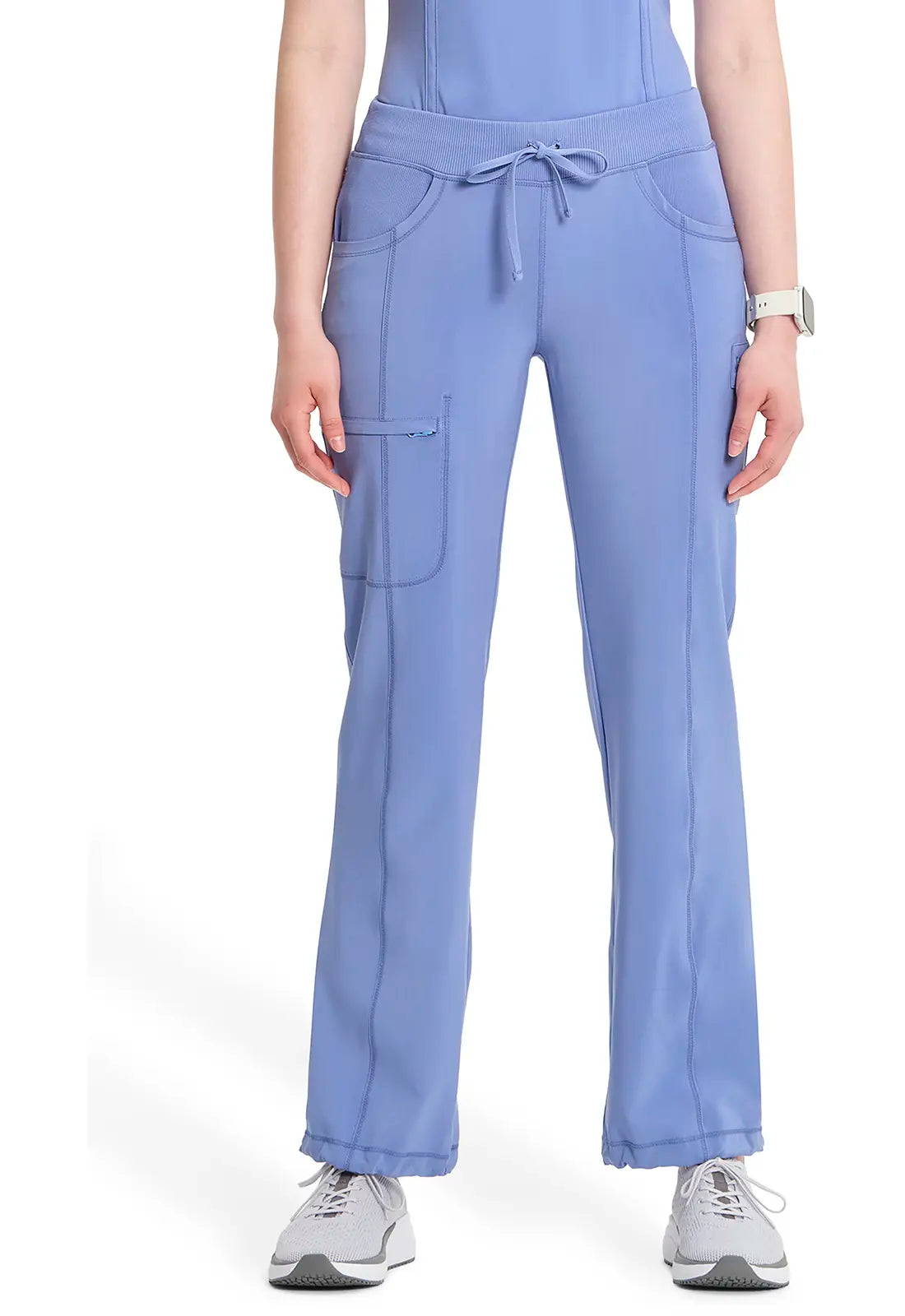 Final Clearance Infinity Women's Straight Leg Drawstring Pant - Ceil Blue