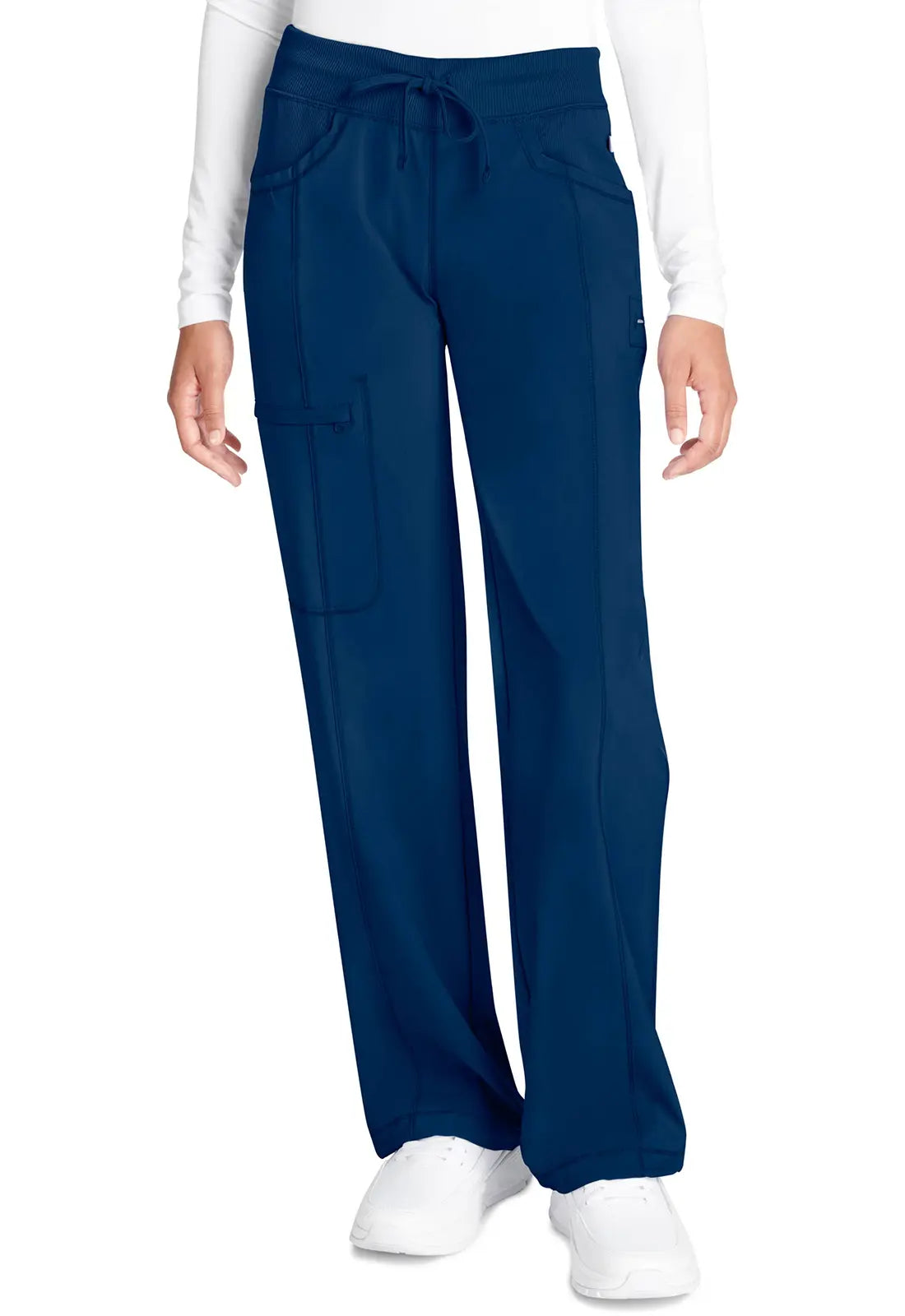 Don't Wait Infinity Women's Straight Leg Drawstring Pant - Navy