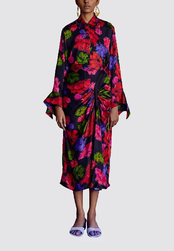 Take Advantage Kalora Draped Cuff Shirt