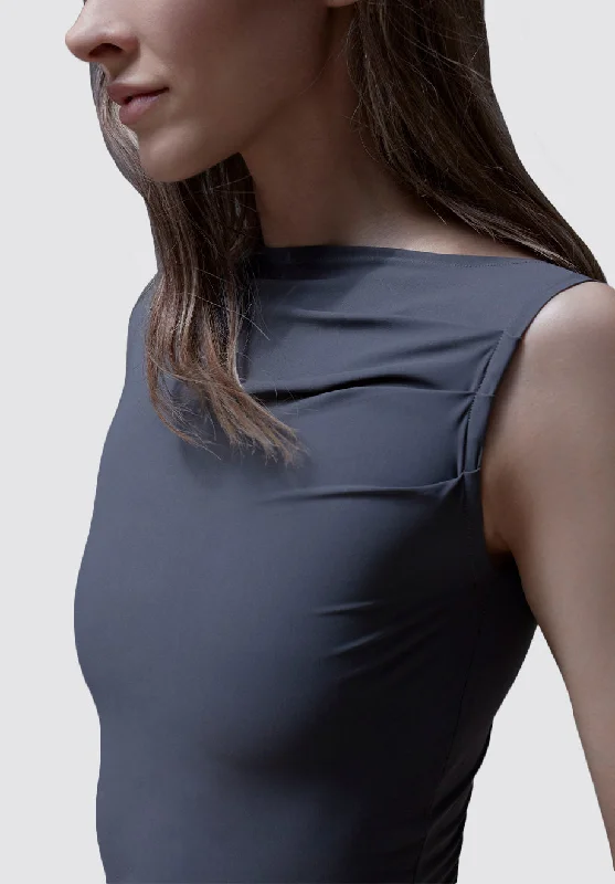 Big Discounts Shanti Yoga Top | Grey Hematite