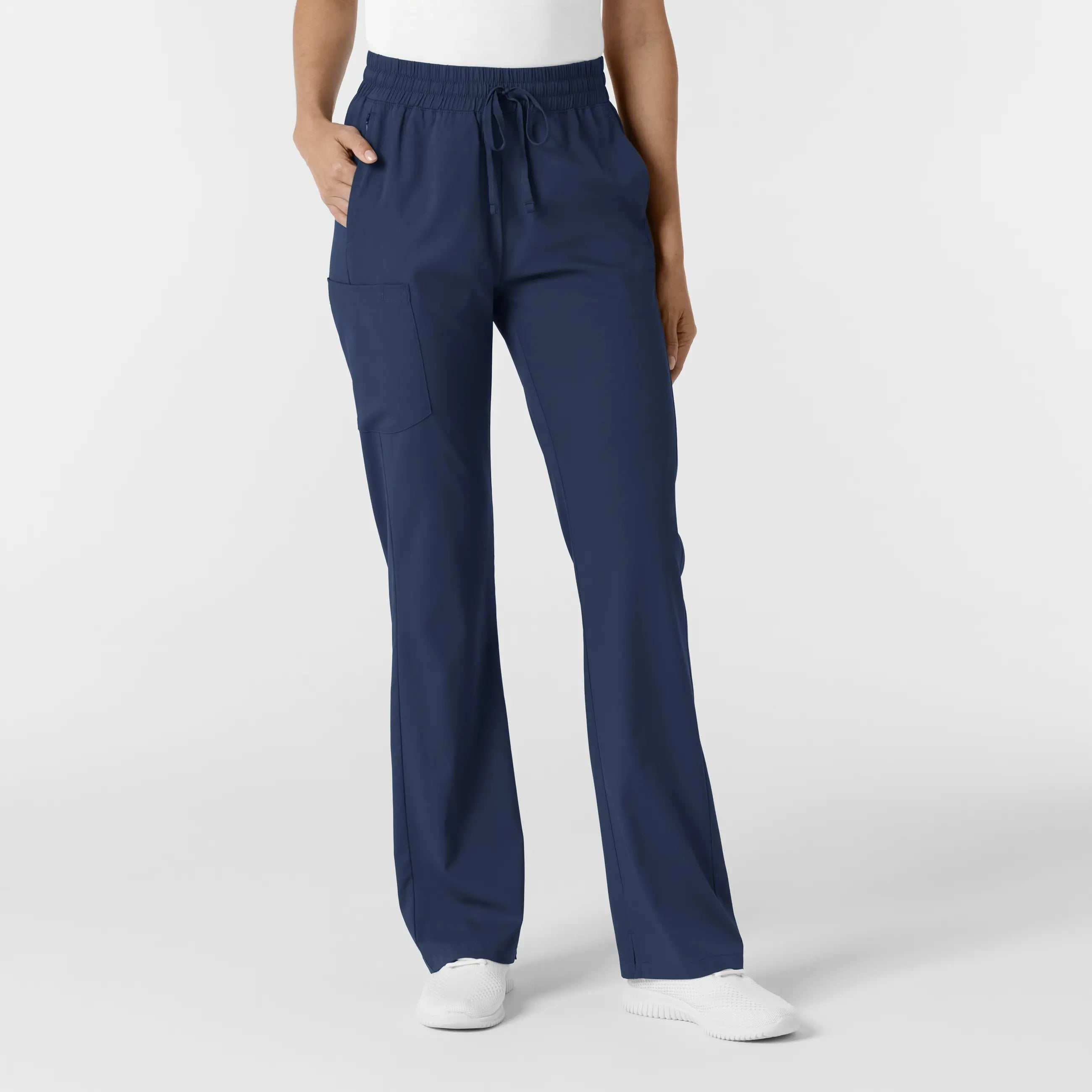Price Reduction Wink Women's Bootcut Scrub Pant - Navy