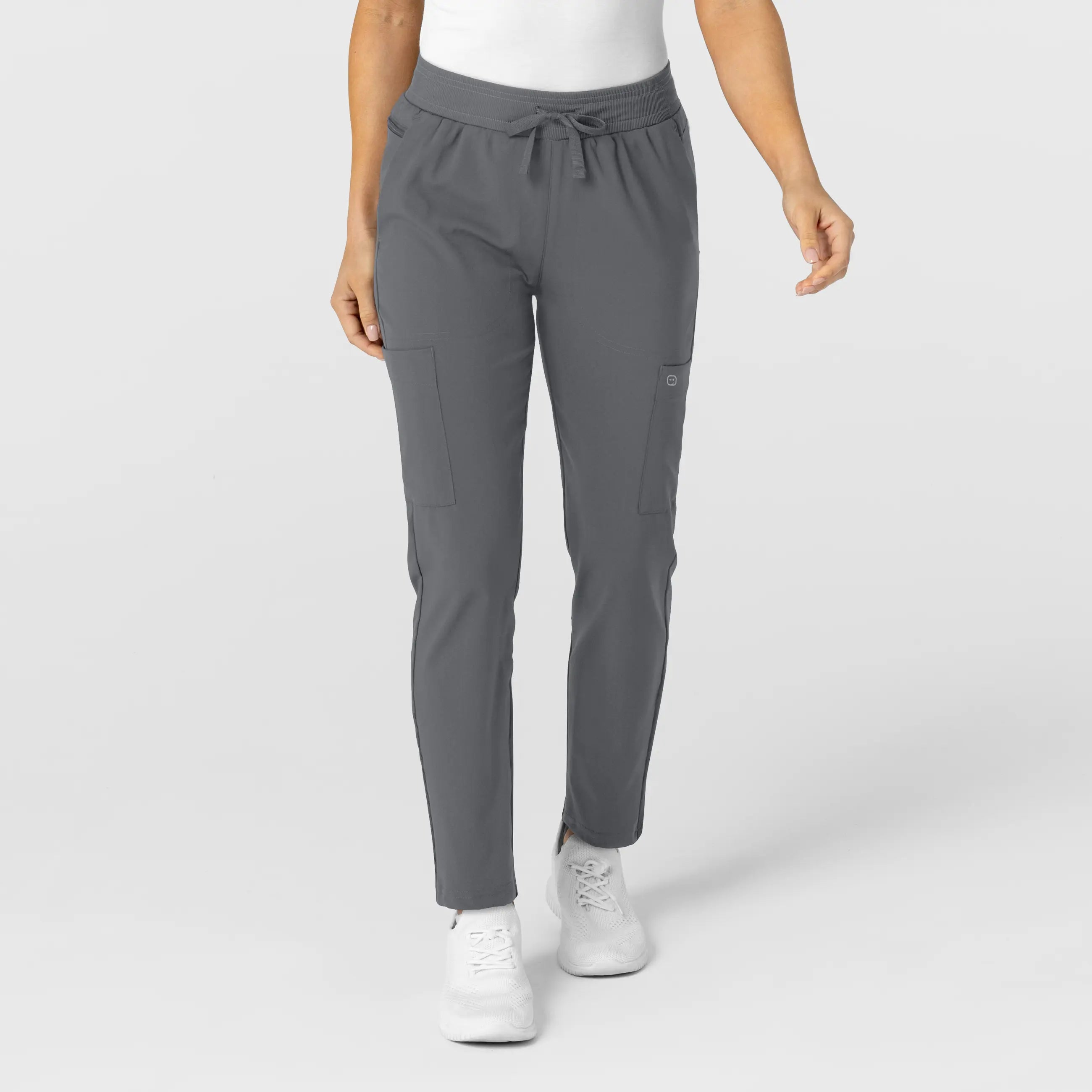 Super Deal Wink Women's Flex-n-Reach Track Scrub Pant - Pewter