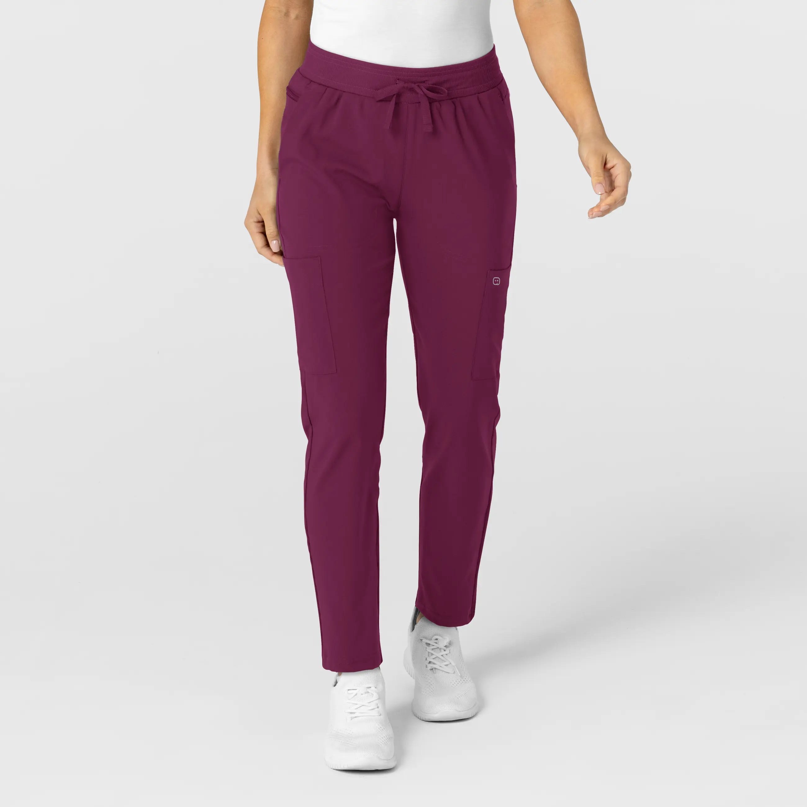 Special Discount Wink Women's Flex-n-Reach Track Scrub Pant - Wine