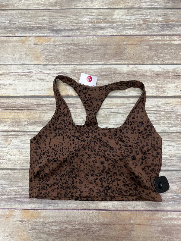 While Supplies Last Athletic Bra By Gap In Brown, Size: L