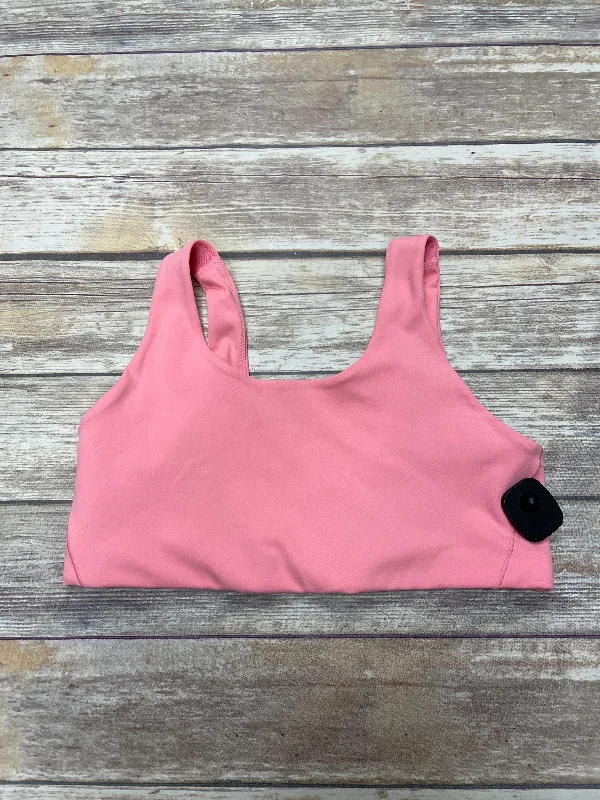Crazy Deals Athletic Bra By Nike In Pink, Size: Xl