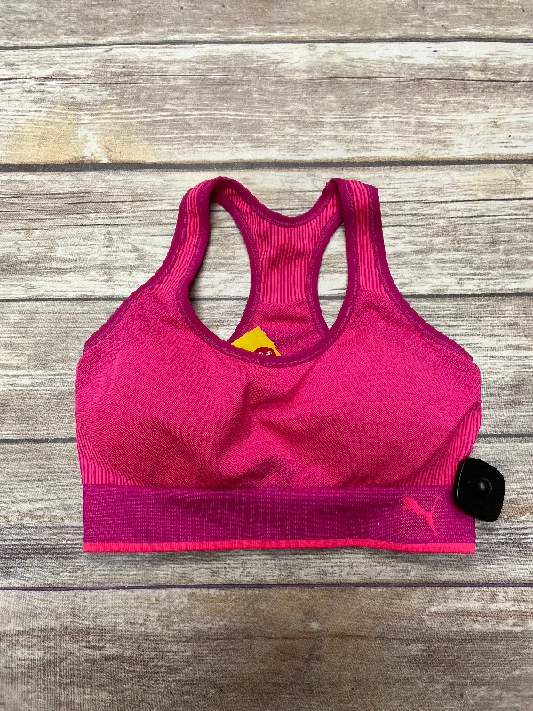 Price Slash Athletic Bra By Puma In Pink, Size: M