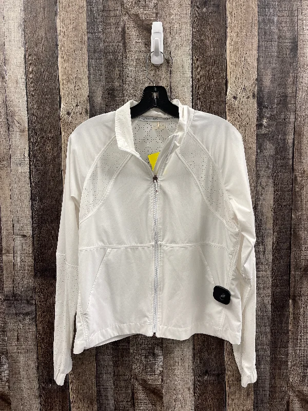 Unbeatable Prices Athletic Jacket By Calia In White, Size: S