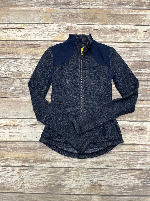 Big Discounts Athletic Jacket By Lululemon In Blue, Size: 4