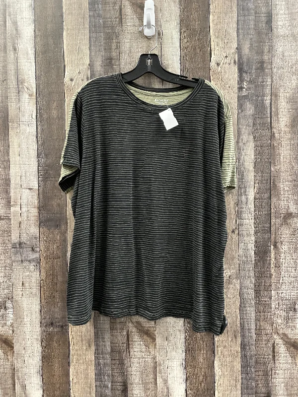 Super Deal Athletic Top Short Sleeve By Athleta In Green, Size: 2x