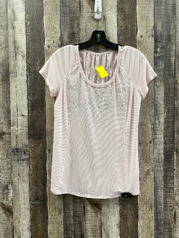 Early Access Athletic Top Short Sleeve By Lululemon In Pink, Size: 8
