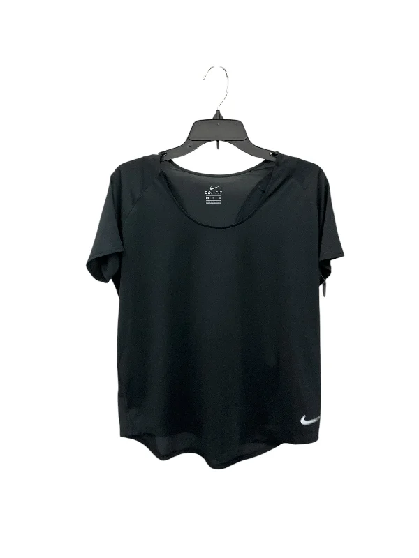 Mega Sale Athletic Top Short Sleeve By Nike Apparel In Black, Size: Xl
