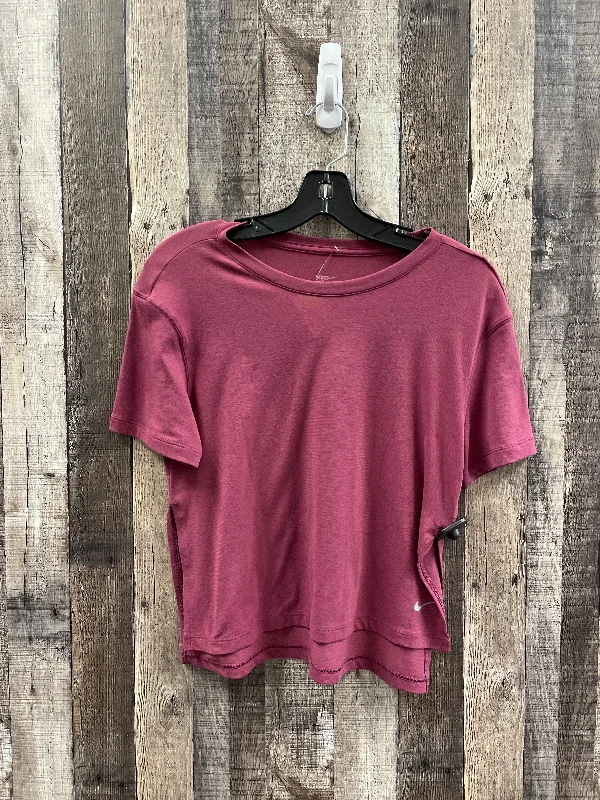 YEAR-End Sale Athletic Top Short Sleeve By Nike In Pink, Size: Xs