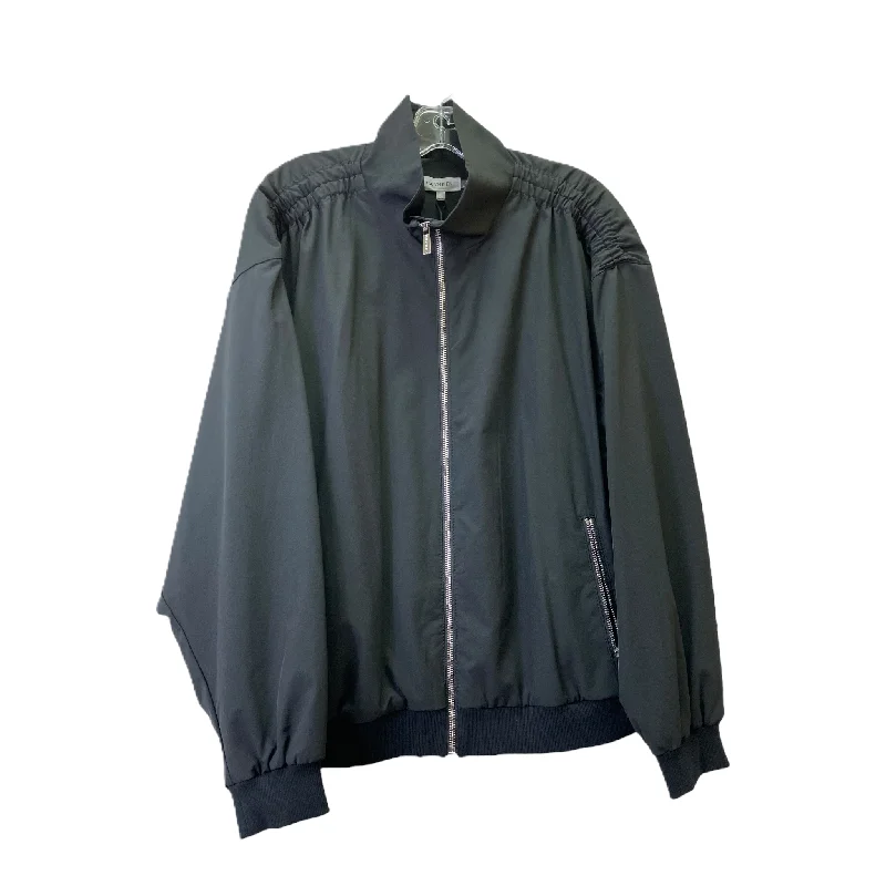 Year-End Clearance Black Athletic Jacket By Calvin Klein, Size: S