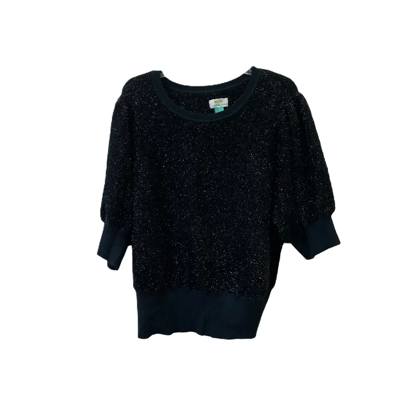 New Markdowns Black Sweatshirt Crewneck By Maeve, Size: 2x