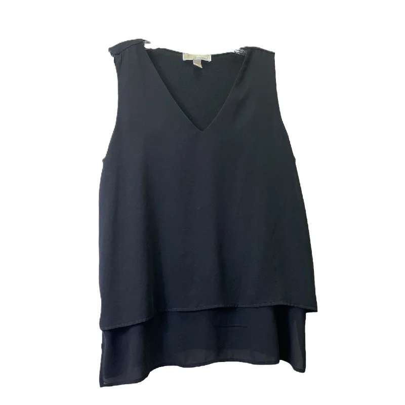 Deal of the Day Black Top Sleeveless Basic By Michael By Michael Kors, Size: Xl