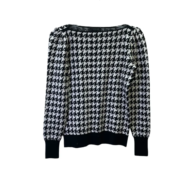 Final Markdown Black & White Sweater By Ann Taylor, Size: Xs