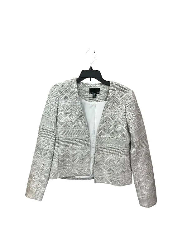 Quick Sale Blazer By Cynthia Rowley In Grey, Size: M
