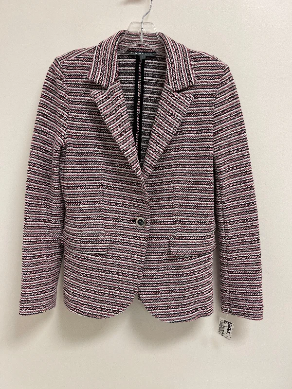 Deal Frenzy Blazer By Elliott Lauren In Blue & Pink, Size: S