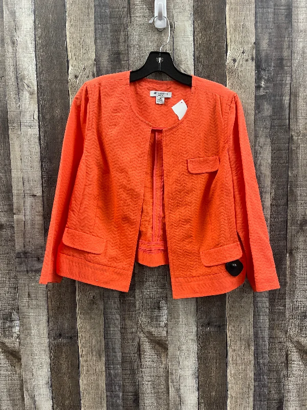 The Best Prices Blazer By Liz Claiborne In Orange, Size: Xlp