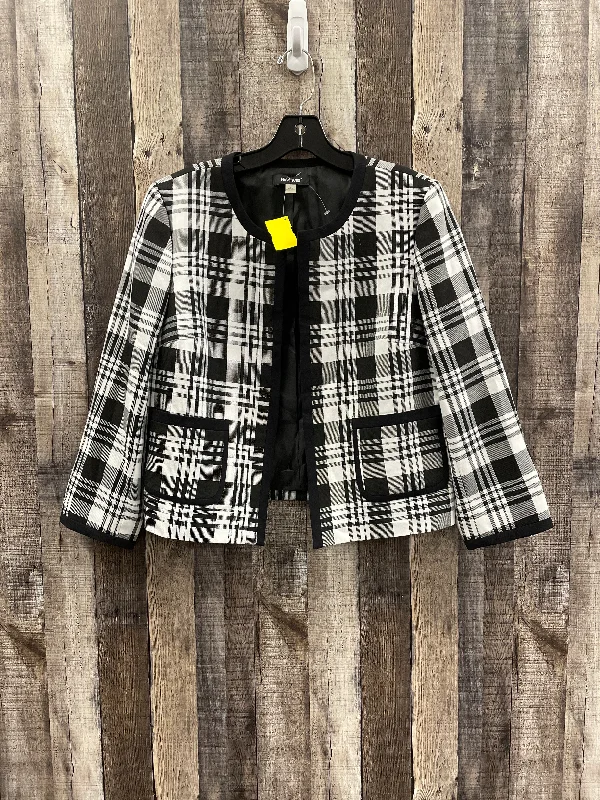 Limited Time Discount Blazer By Nine West In Black & White, Size: M