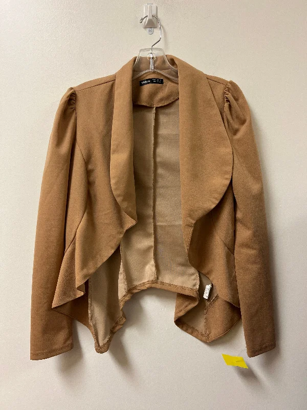 Stock Clearance Blazer By Shein In Tan, Size: S