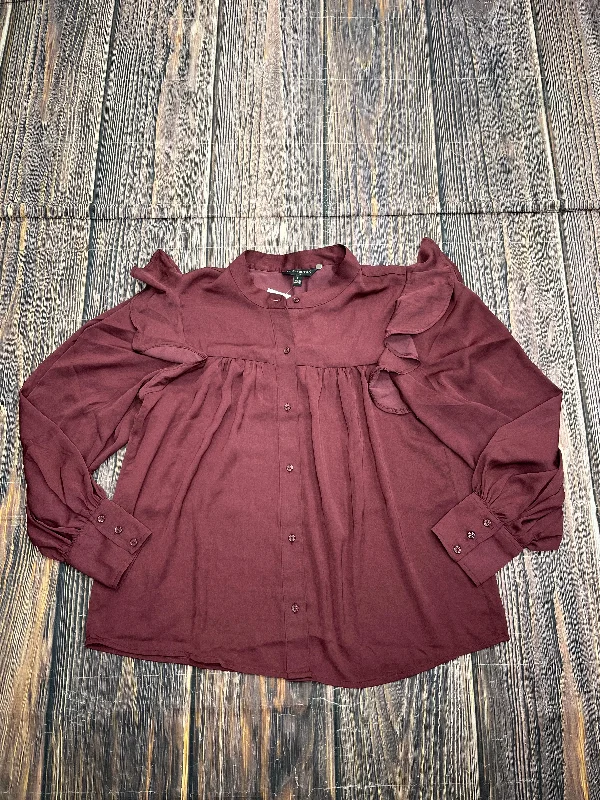 Price Fest Blouse Long Sleeve By Banana Republic  Size: L