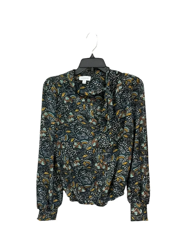 Take Advantage Blouse Long Sleeve By Evereve In Multi-colored, Size: S